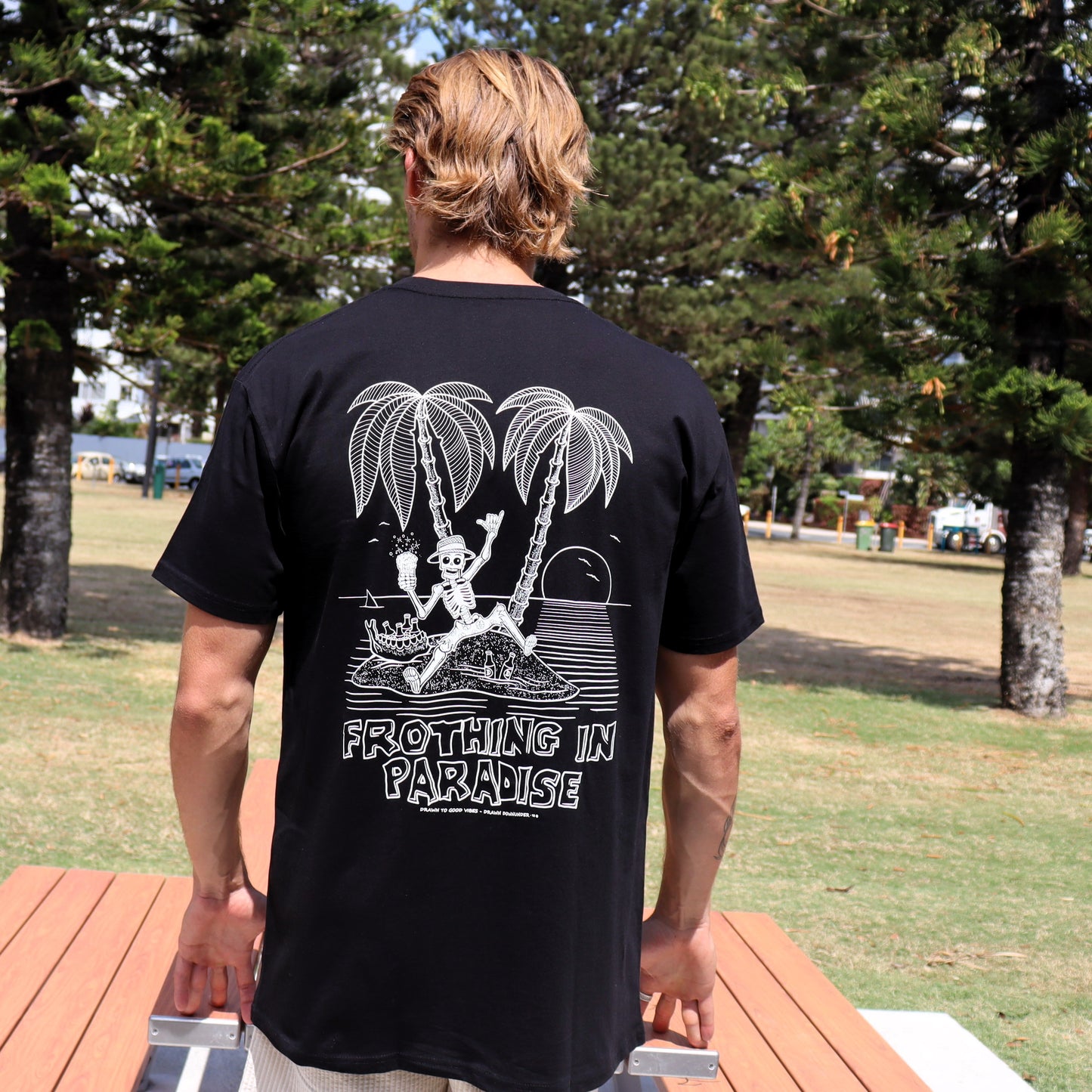 LAST ONES! ON SALE!! Frothing in Paradise T-Shirt