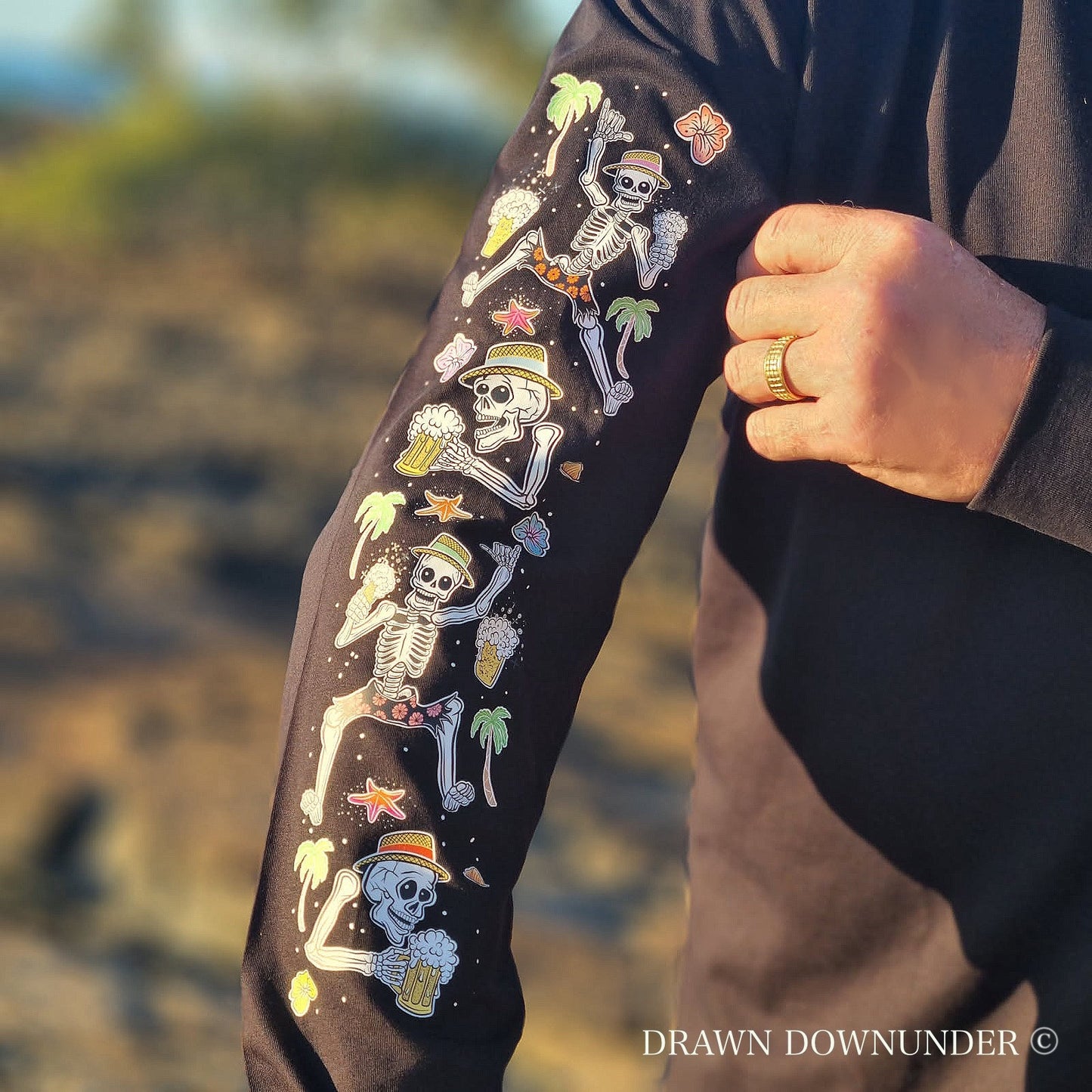 Frothing in Paradise Long Sleeve - Full Colour