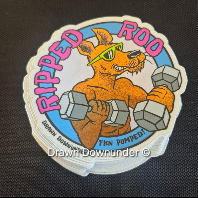Sticker - "Ripped Roo"