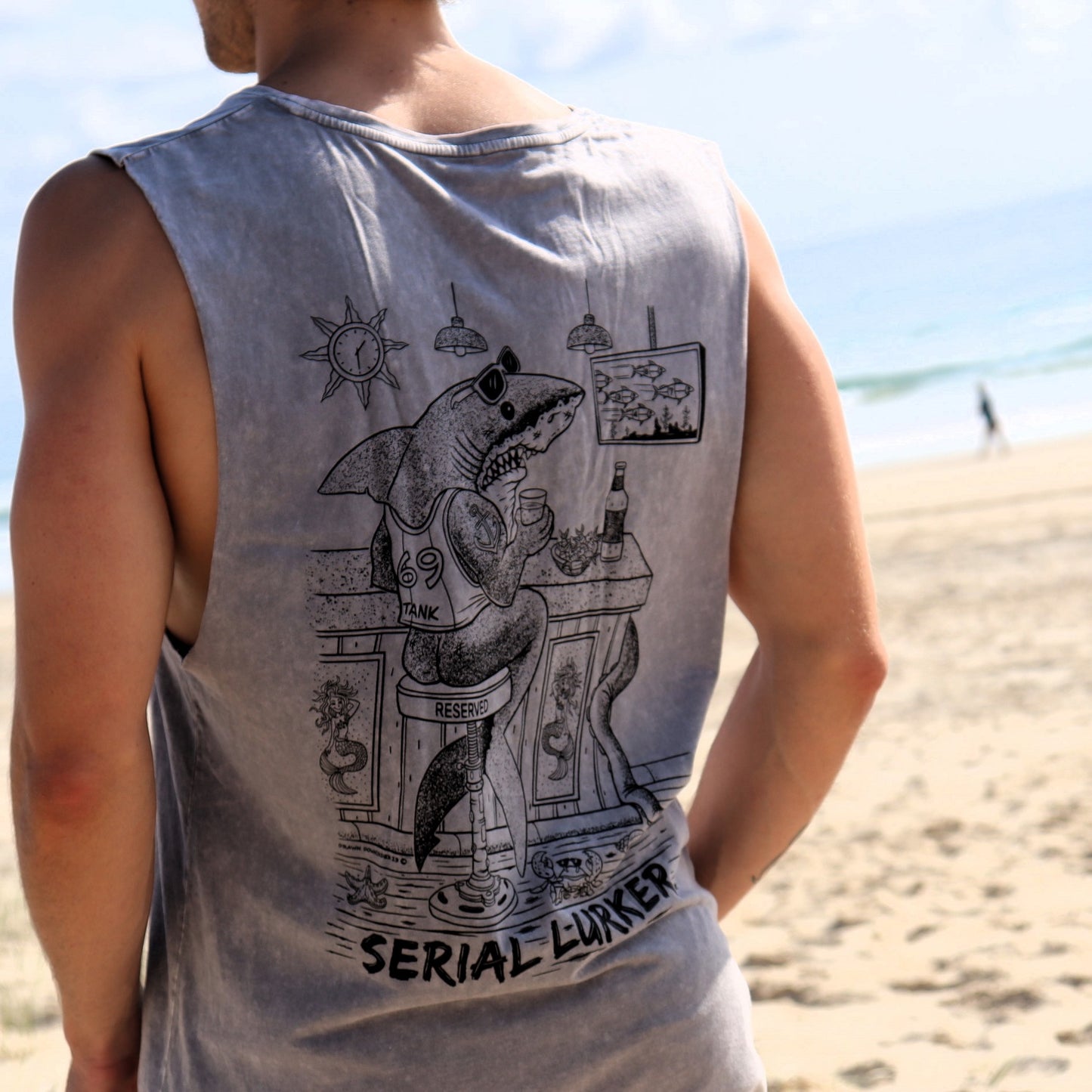 Serial Lurker Stonewash Tank