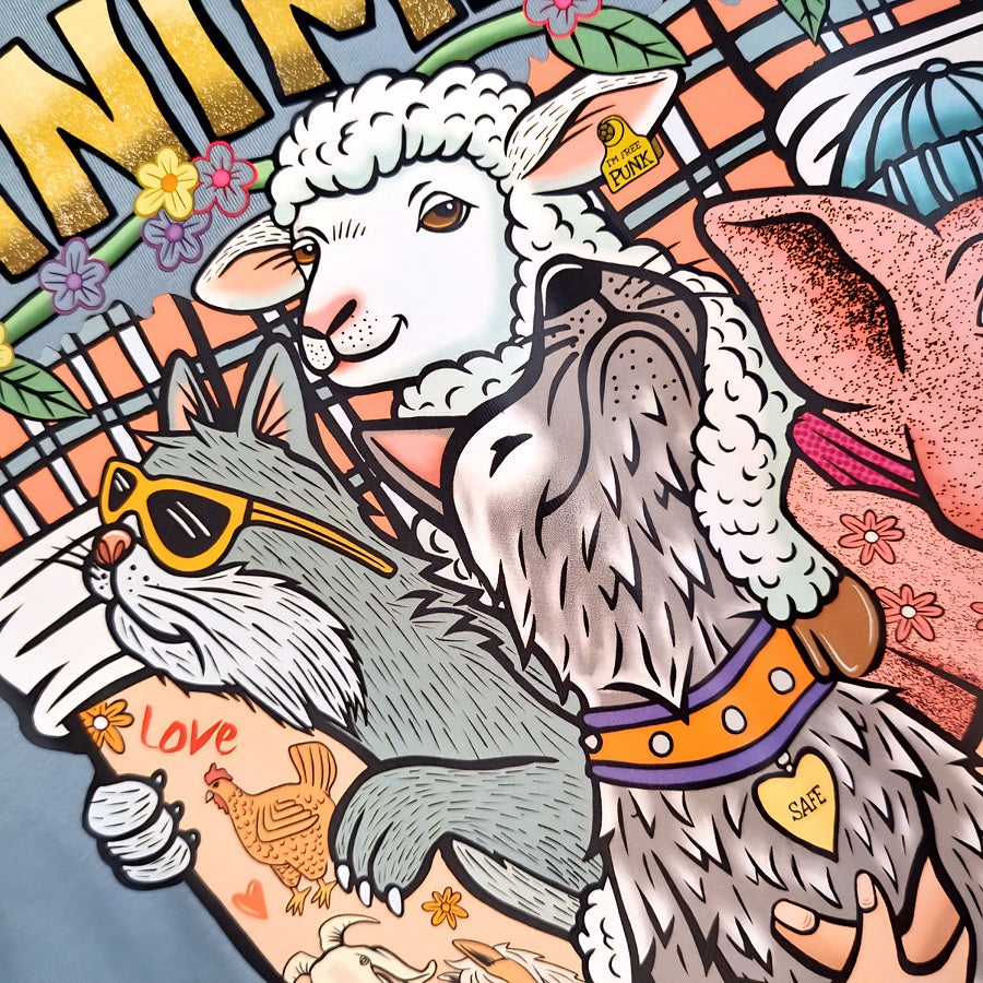 Animals are my People T-Shirt - Full Colour