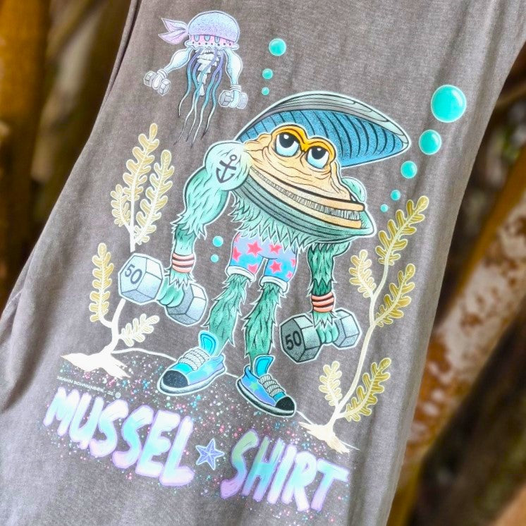 Mussel Stonewash Tank - Full Colour