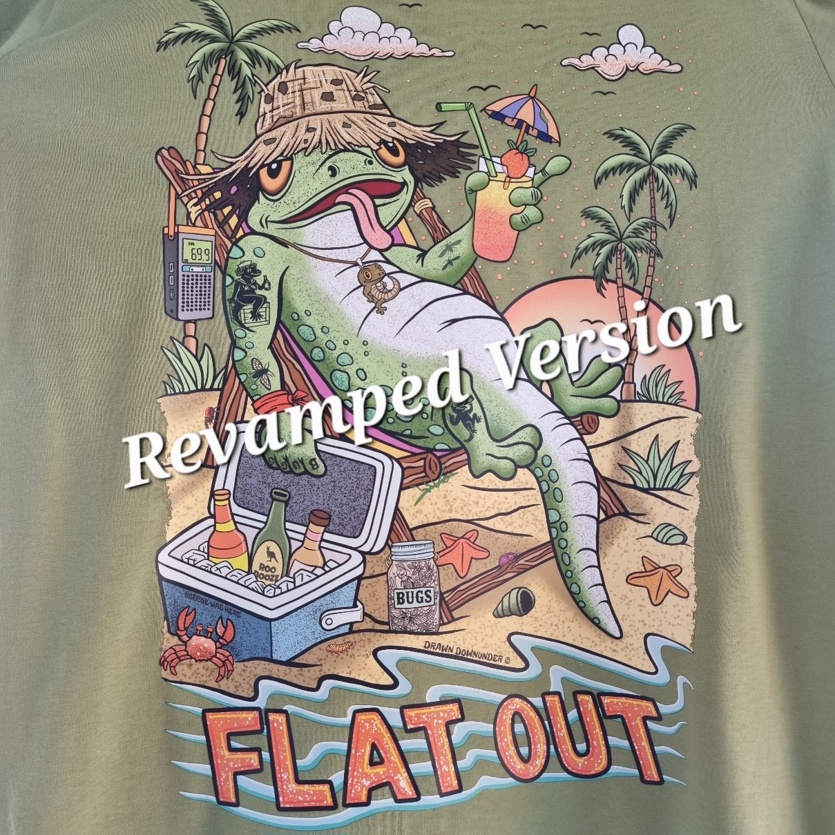 Flat Out T-Shirt - Full Colour