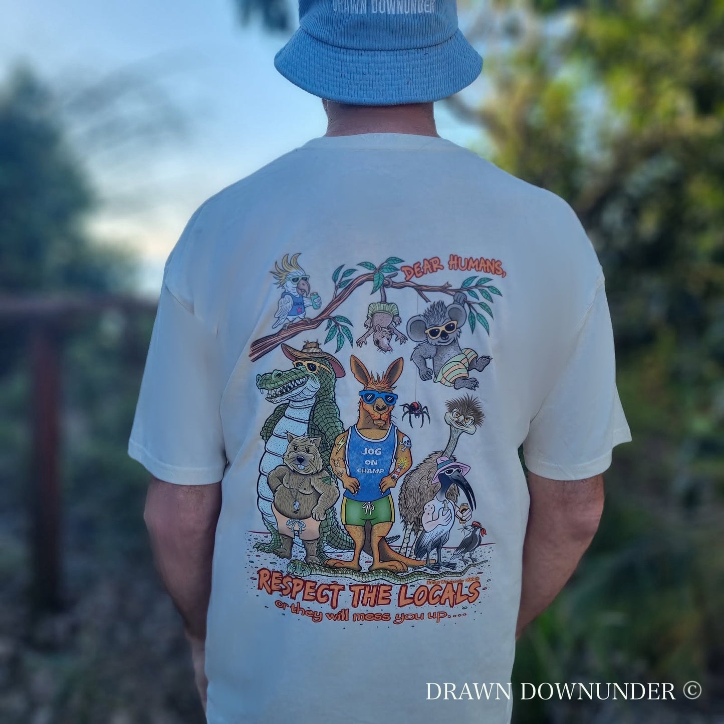 Respect The Locals T-Shirt - Full Colour