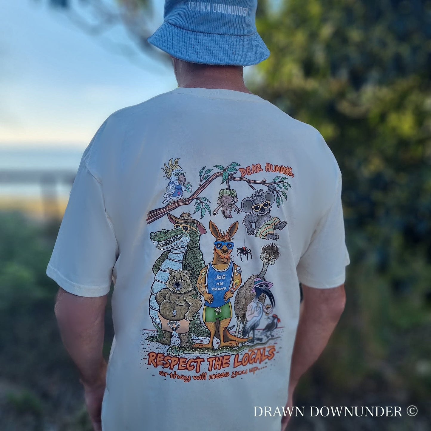 Respect The Locals T-Shirt - Full Colour