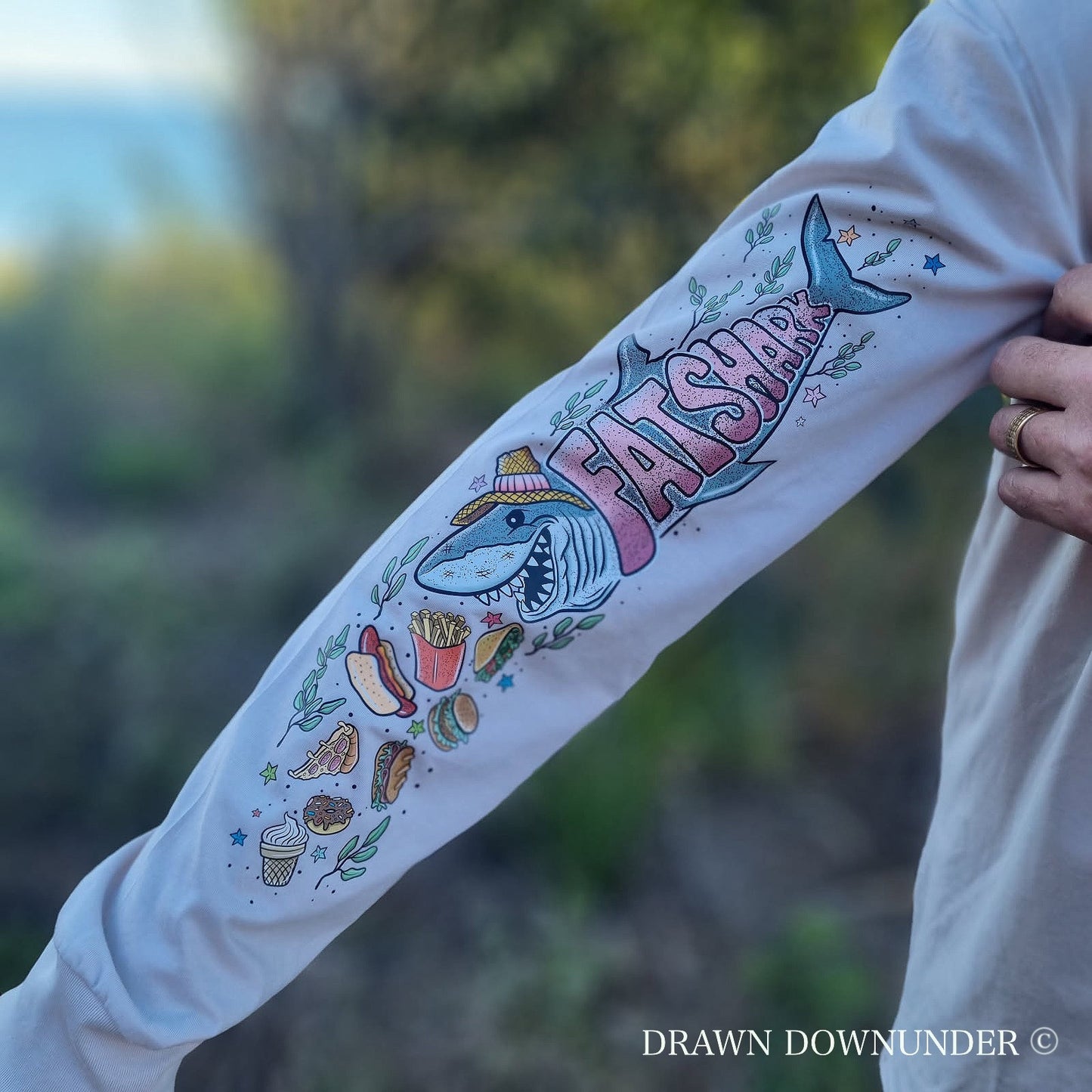 Happy as a Fat Shark Long Sleeve - Full Colour