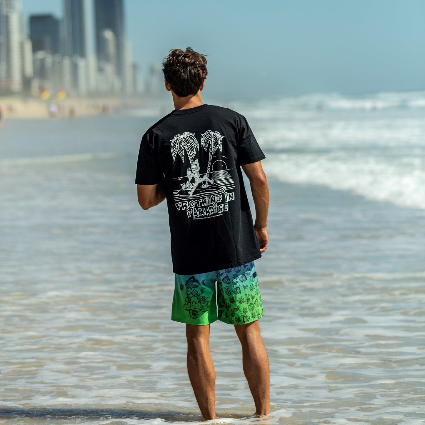 LAST ONES! ON SALE!! Frothing in Paradise T-Shirt