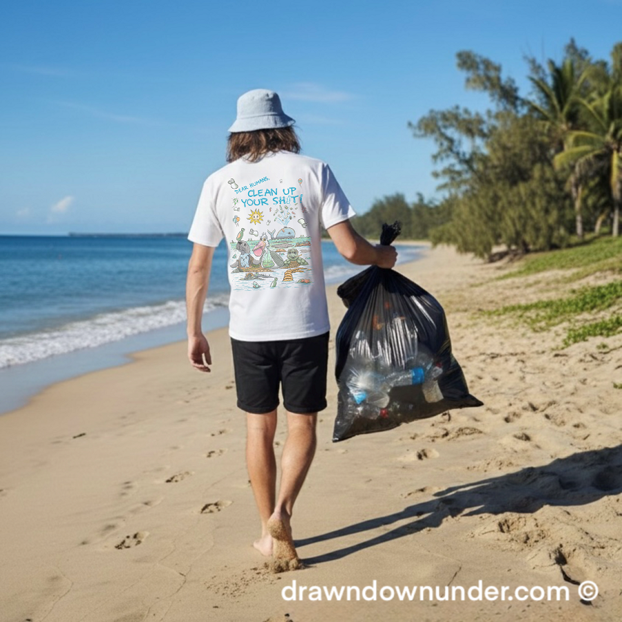 Clean Up Your Sh*t T-Shirt - Full Colour