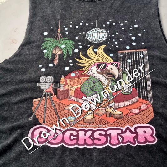 C*ckstar Stonewash Tank - Full Colour