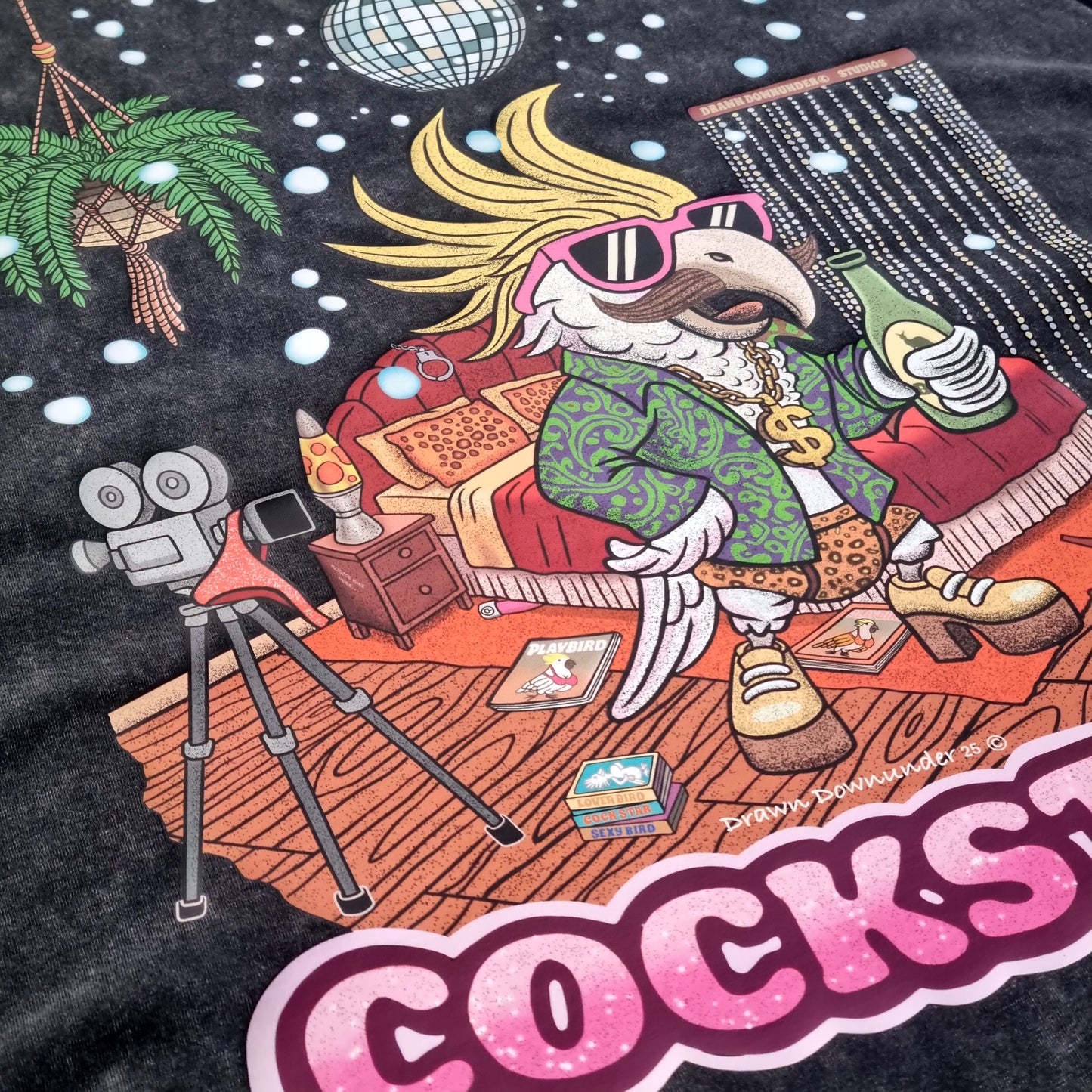 C*ckstar Stonewash Tank - Full Colour