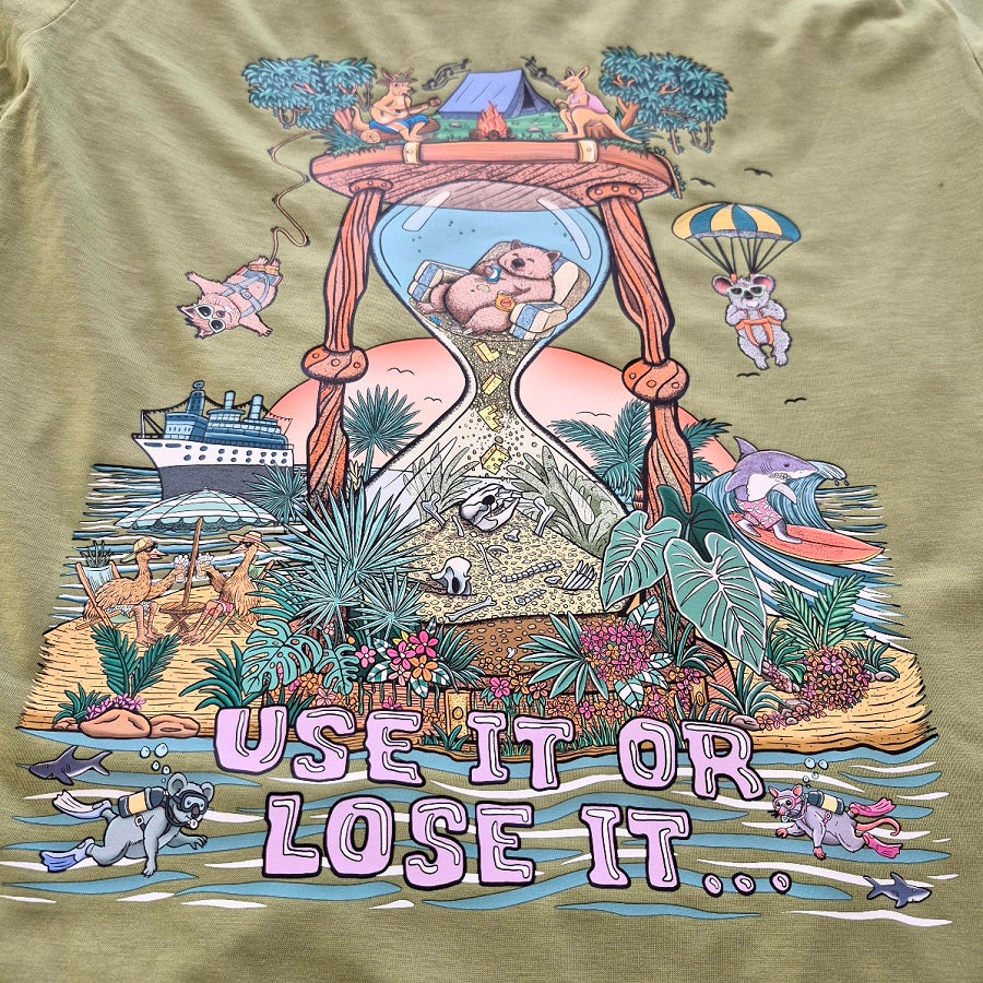 Use It Or Loose It T-Shirt - Full Colour