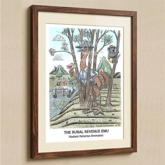 Fine Art Print - The Rural Revenue Emu