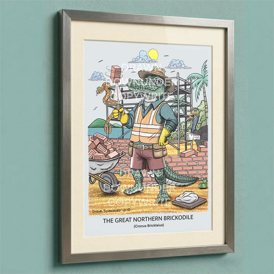 Fine Art Print - The Great Northern Brickodile