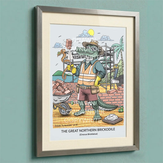 Fine Art Print - The Great Northern Brickodile