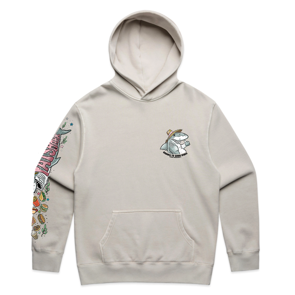 Premium Relaxed Hoodie - Happy as a Fat Shark
