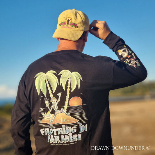 Frothing in Paradise Long Sleeve - Full Colour