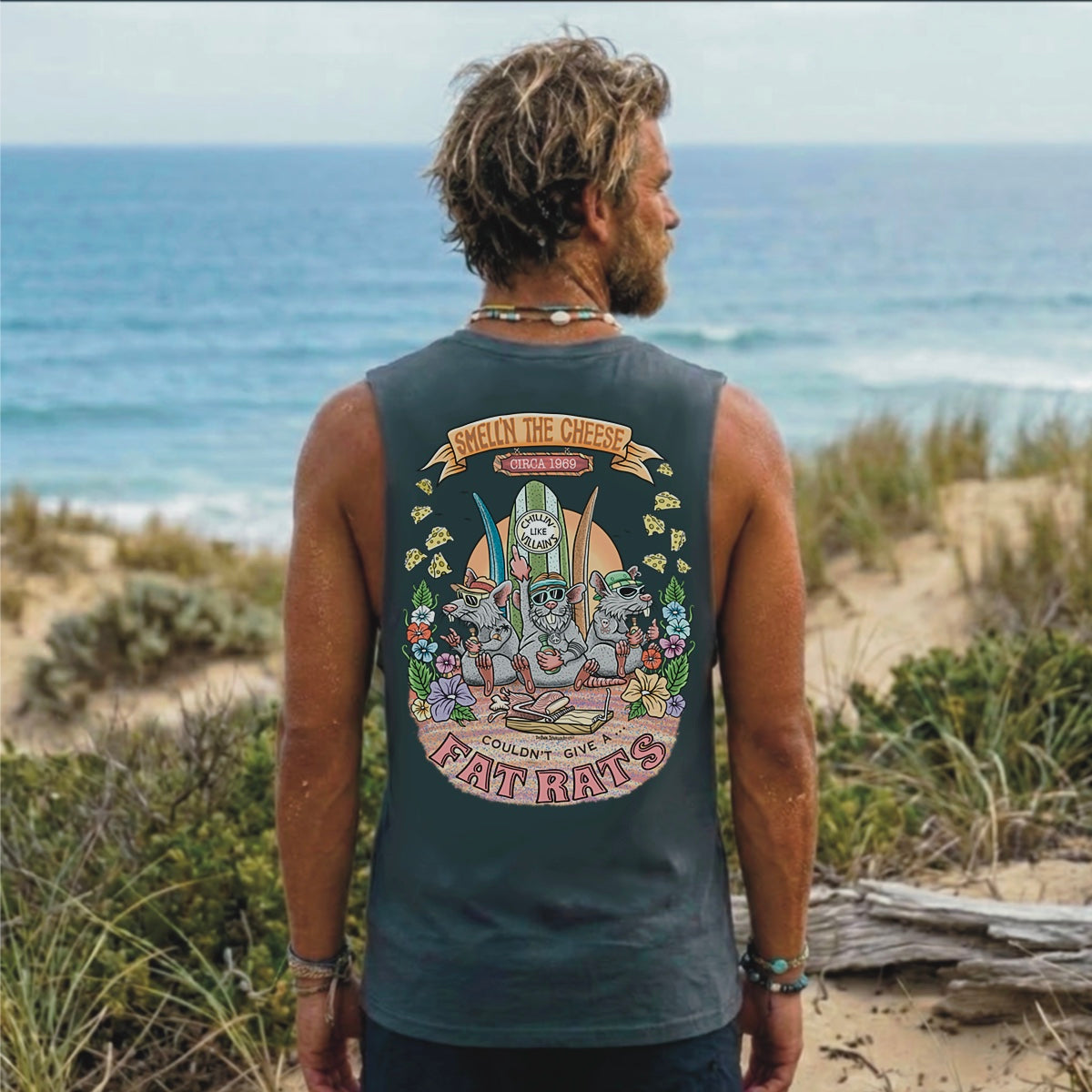 Fat Rats Tank Top | Drawn Downunder