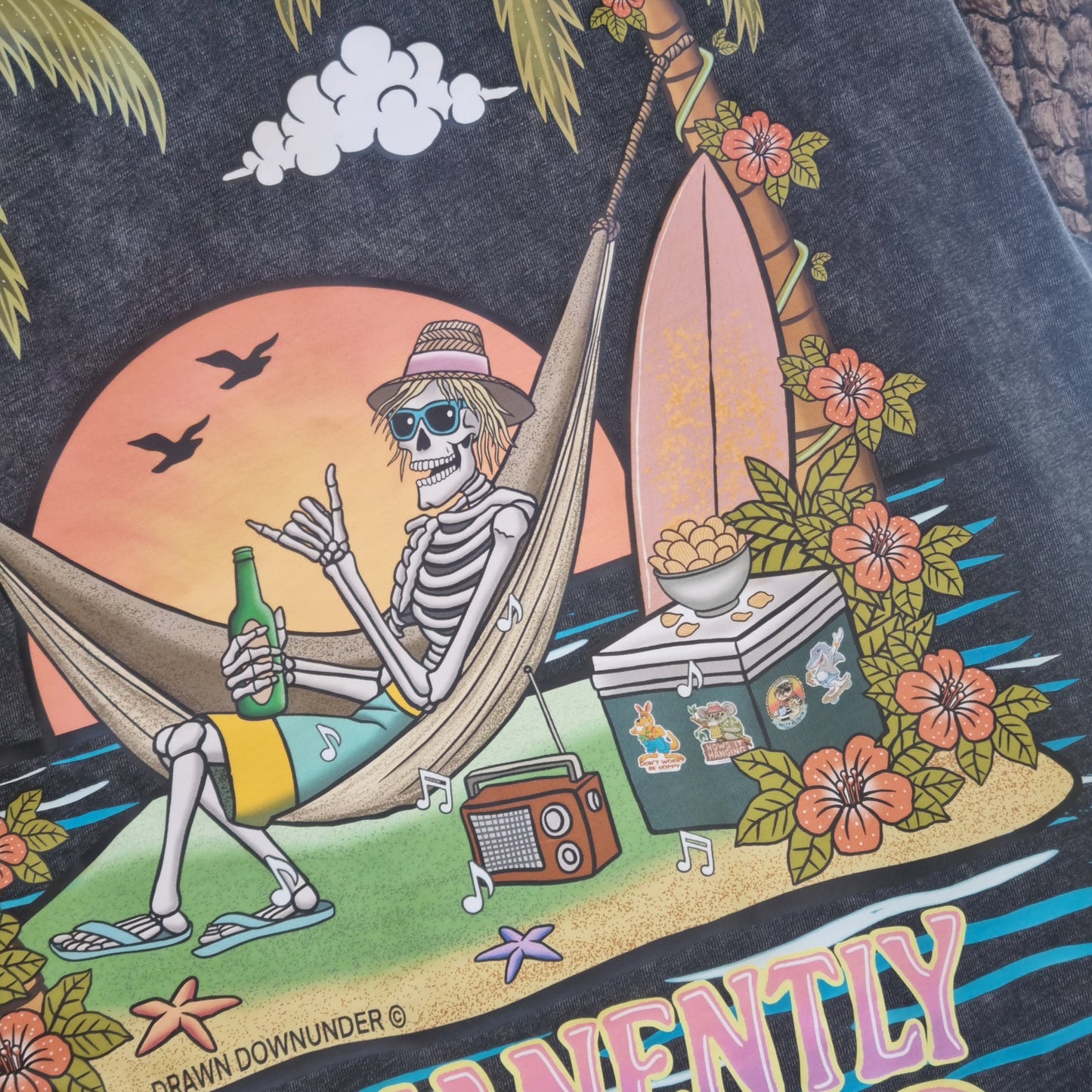 Permanently Paradised Stonewash Tank - Full Colour