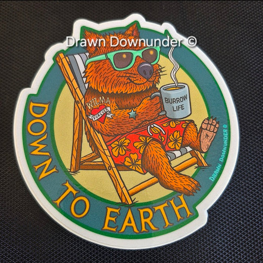 Sticker - "Down to Earth"