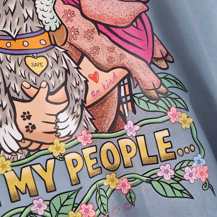 Animals are my People T-Shirt - Full Colour