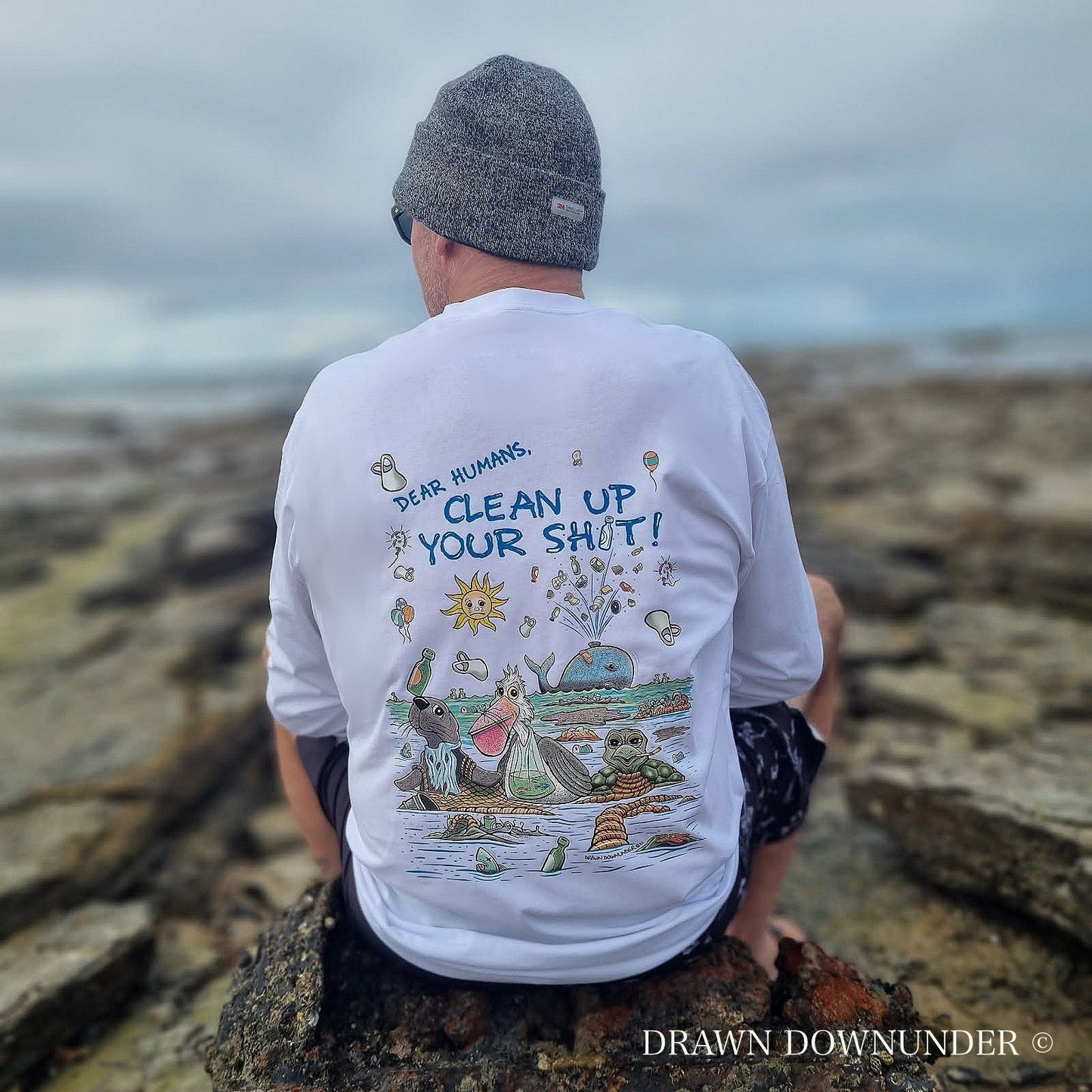 Clean Up Your Sh!t Long Sleeve - Full Colour