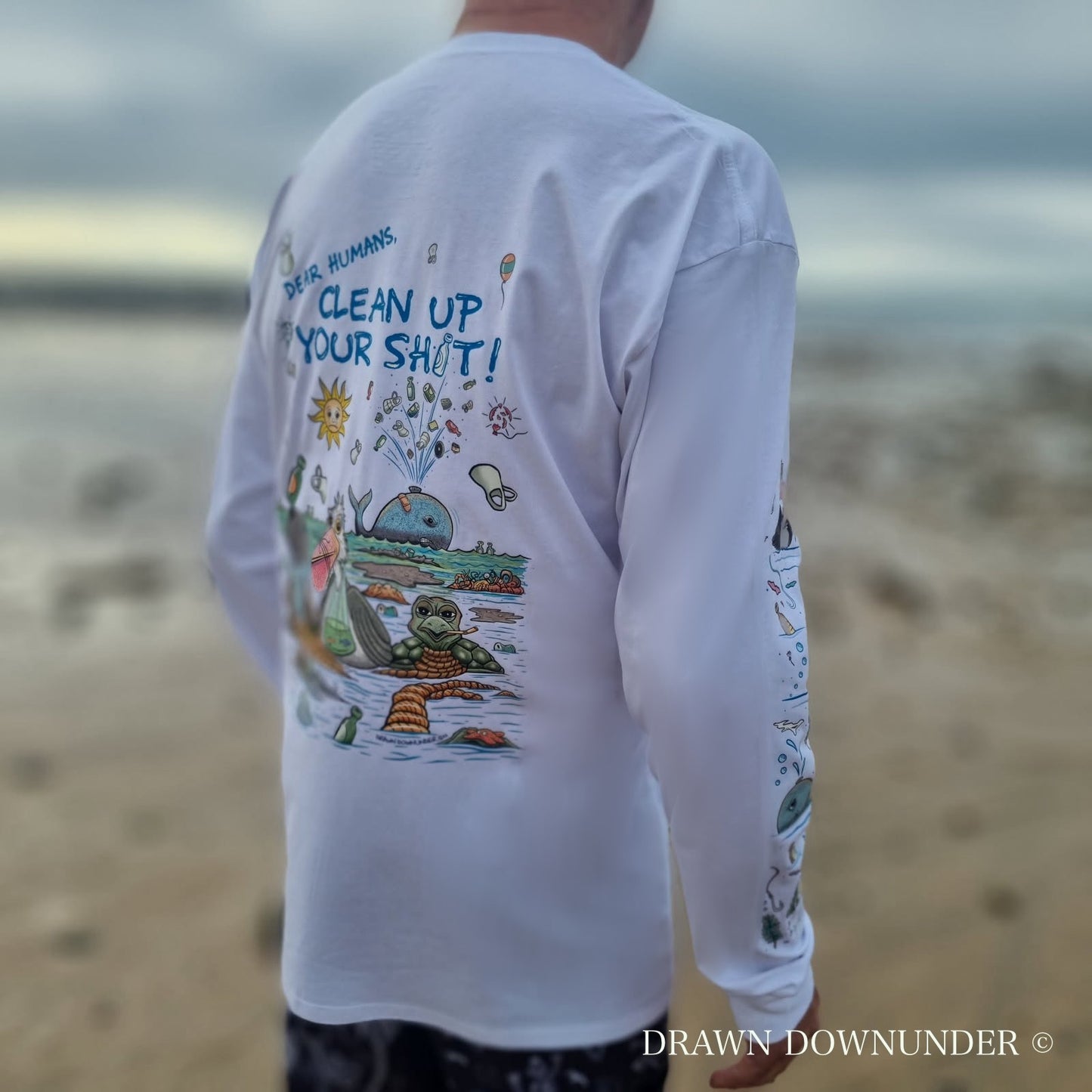 Clean Up Your Sh!t Long Sleeve - Full Colour