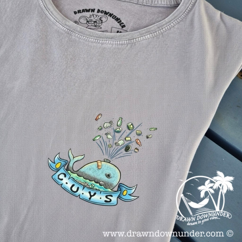 Clean Up Your Sh*t Stonewash Tank - Full Colour