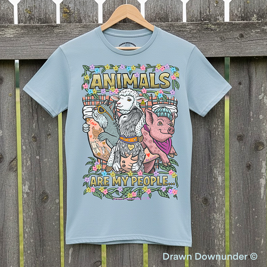 Animals are my People T-Shirt - Full Colour