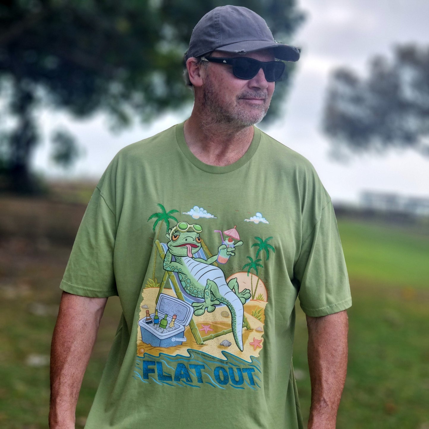 Flat Out T-Shirt - Full Colour