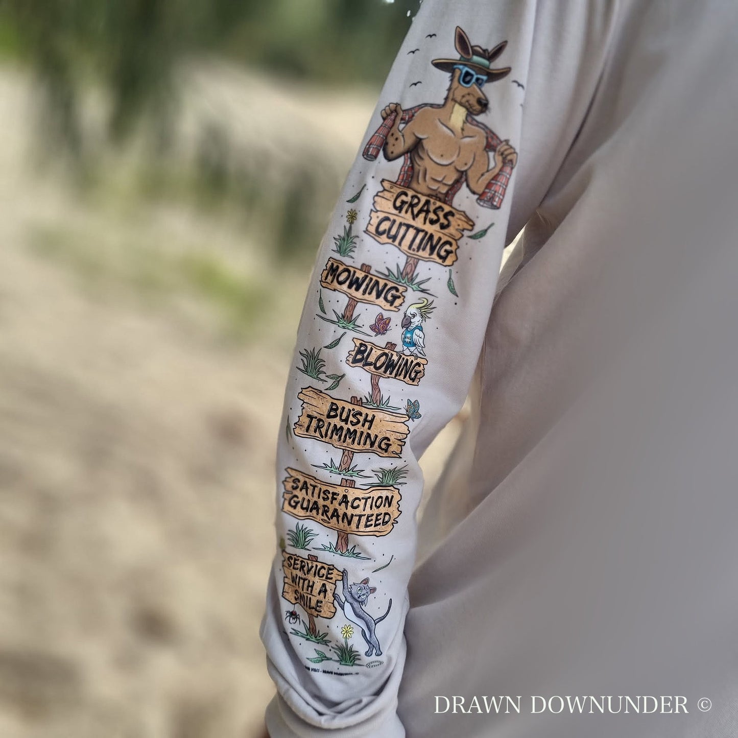 Grass Cutter Long Sleeve - Full Colour