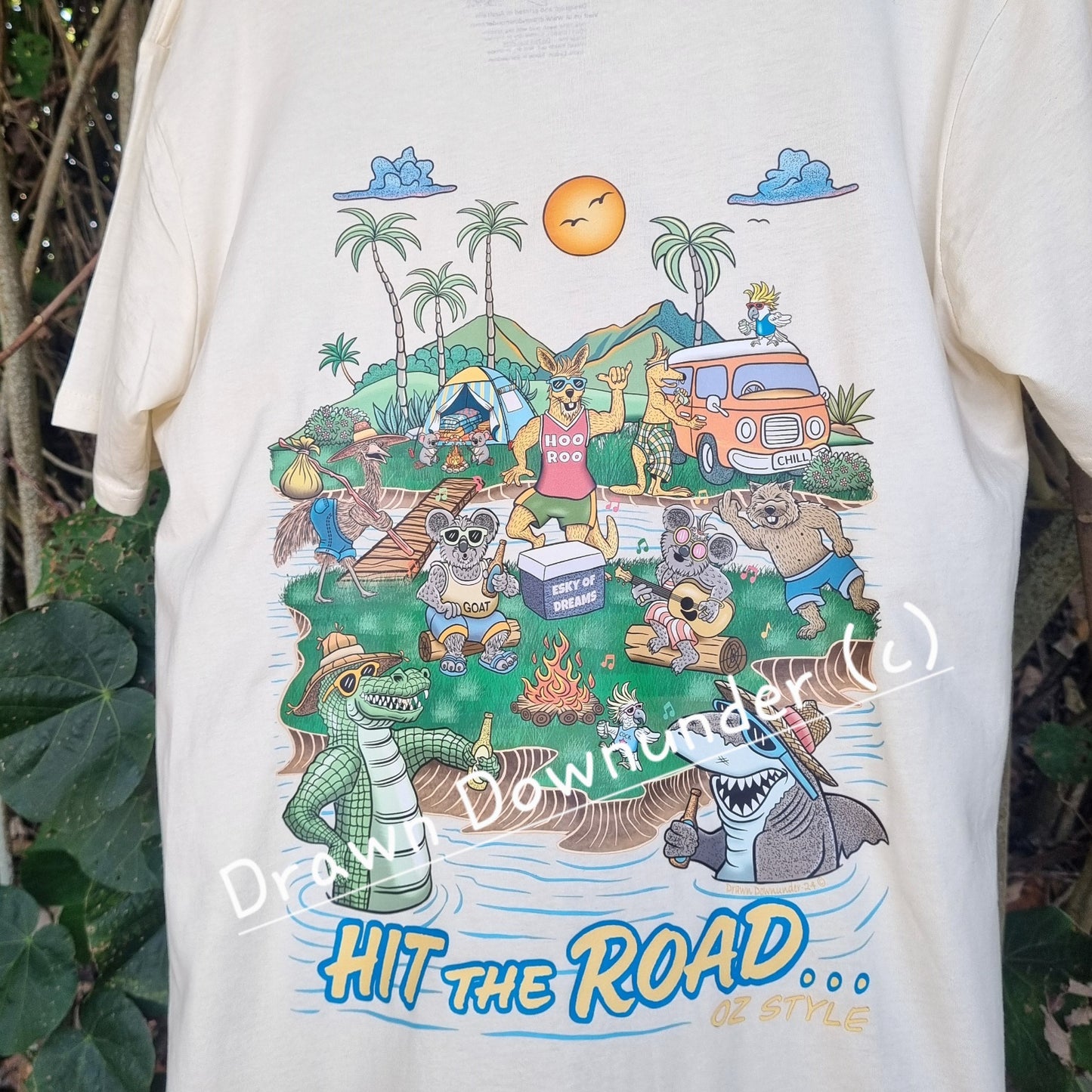 Hit the Road T-Shirt - Full Colour