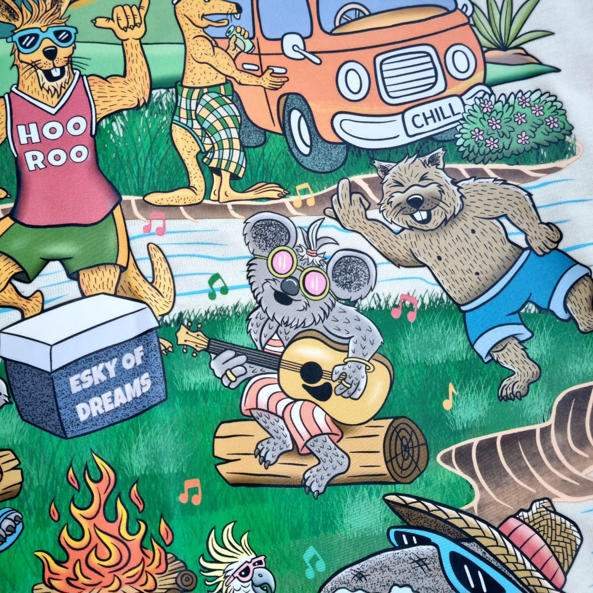 Hit the Road T-Shirt - Full Colour