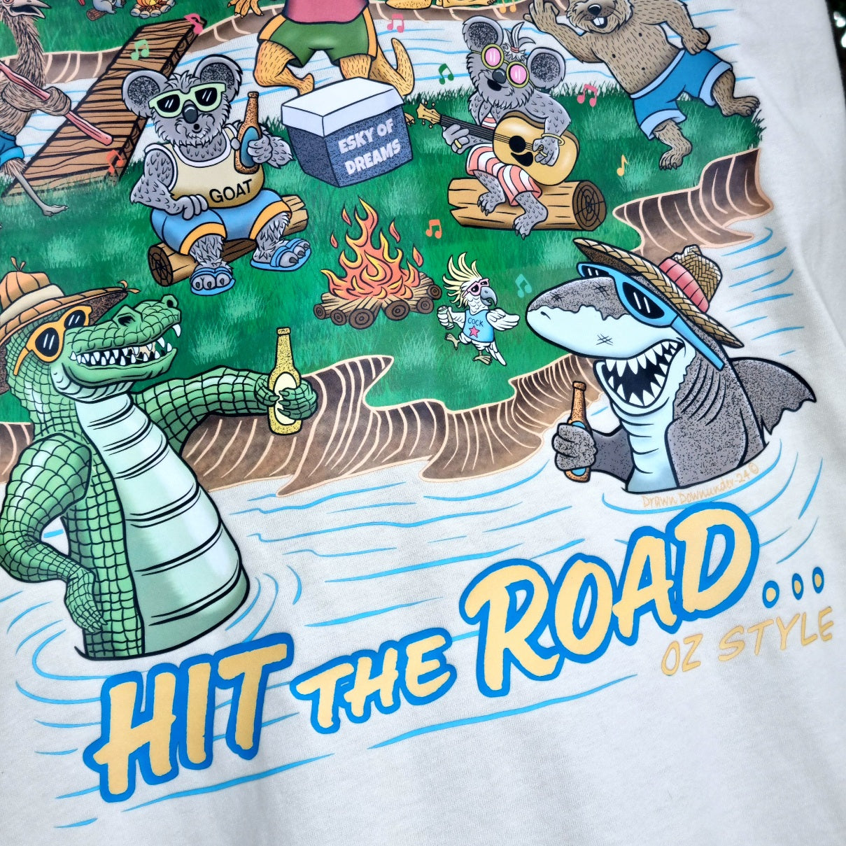 Hit the Road T-Shirt - Full Colour