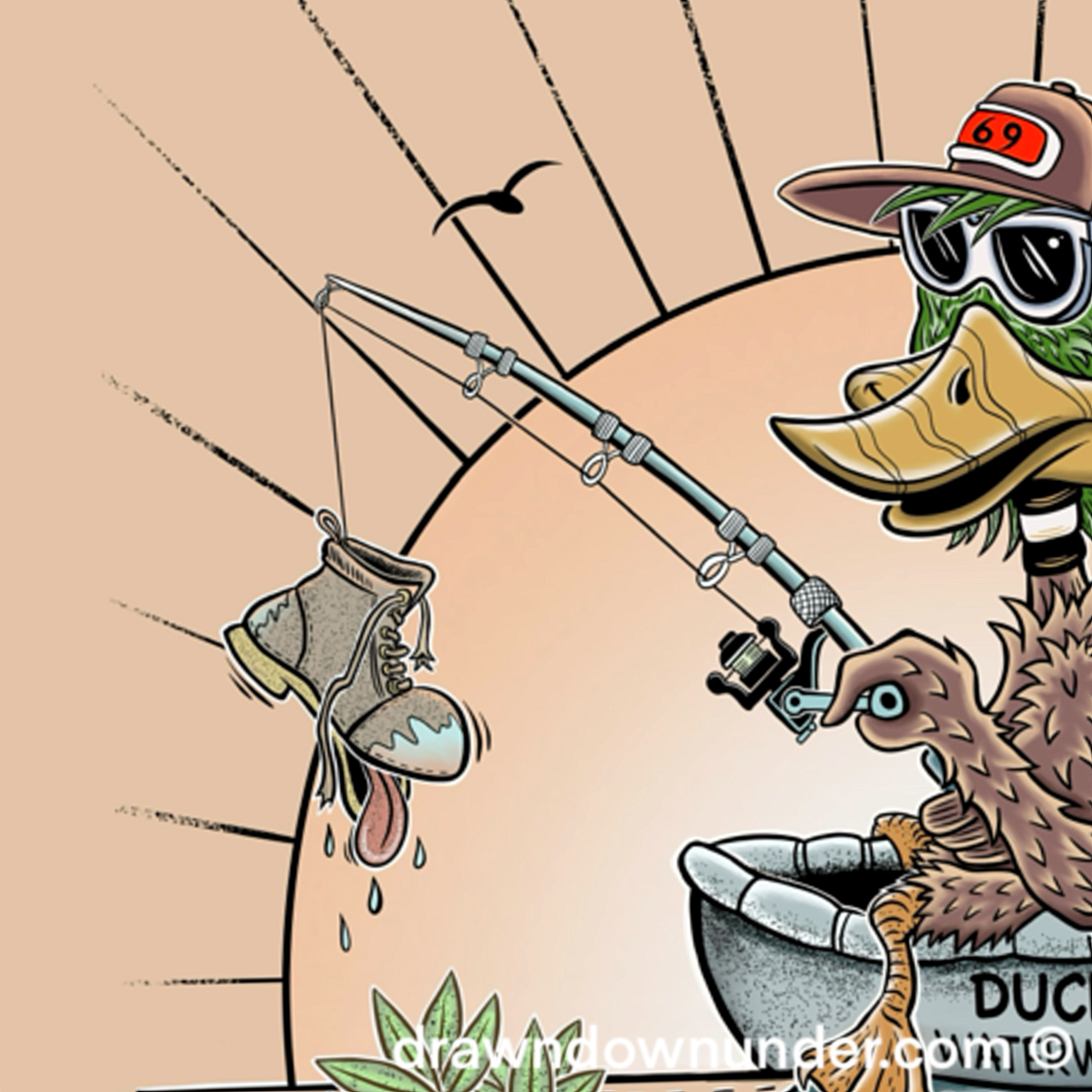 Quack Of Dawn T-Shirt - Full Colour