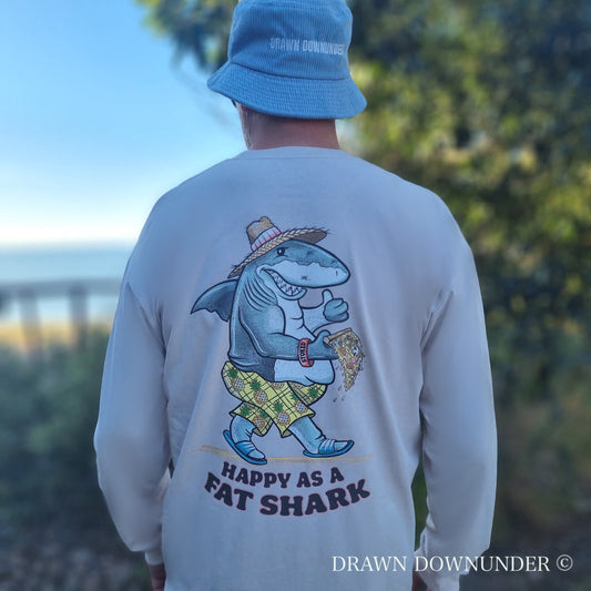 Happy as a Fat Shark Long Sleeve - Full Colour