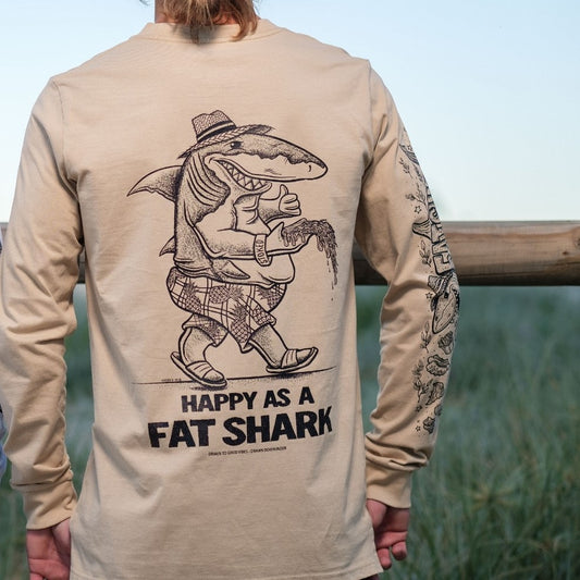 Happy As A Fat Shark Long Sleeve