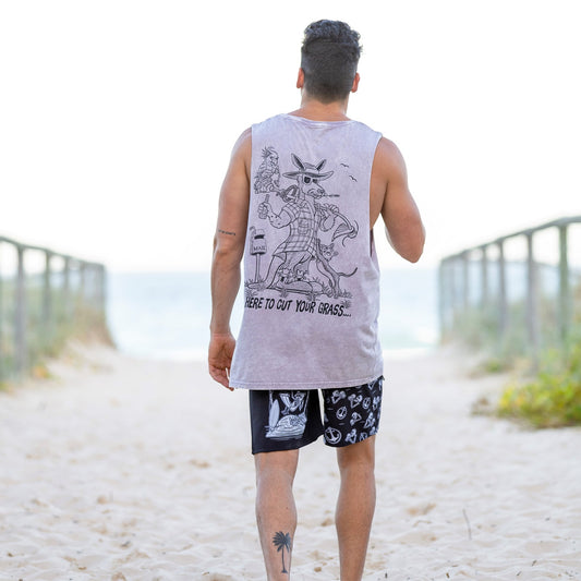 Grass Cutter Stonewash Tank